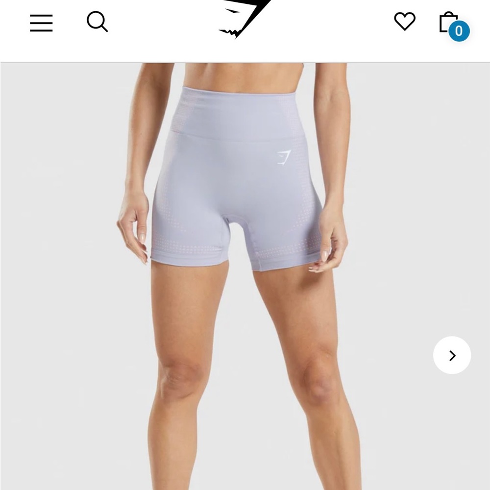 *NEVER WORN* Gymshark Vital Seamless 2.0 shorts color Moonstone Blue Marl size S